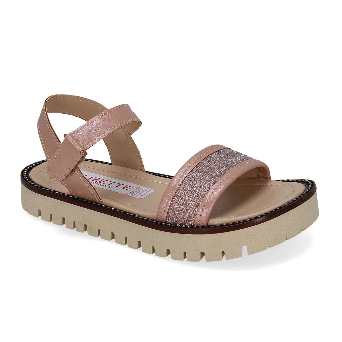 SANDALIA PISO INFANTIL LIZETTE SHOES 1402 ARIEL RUBOR-OUTLET