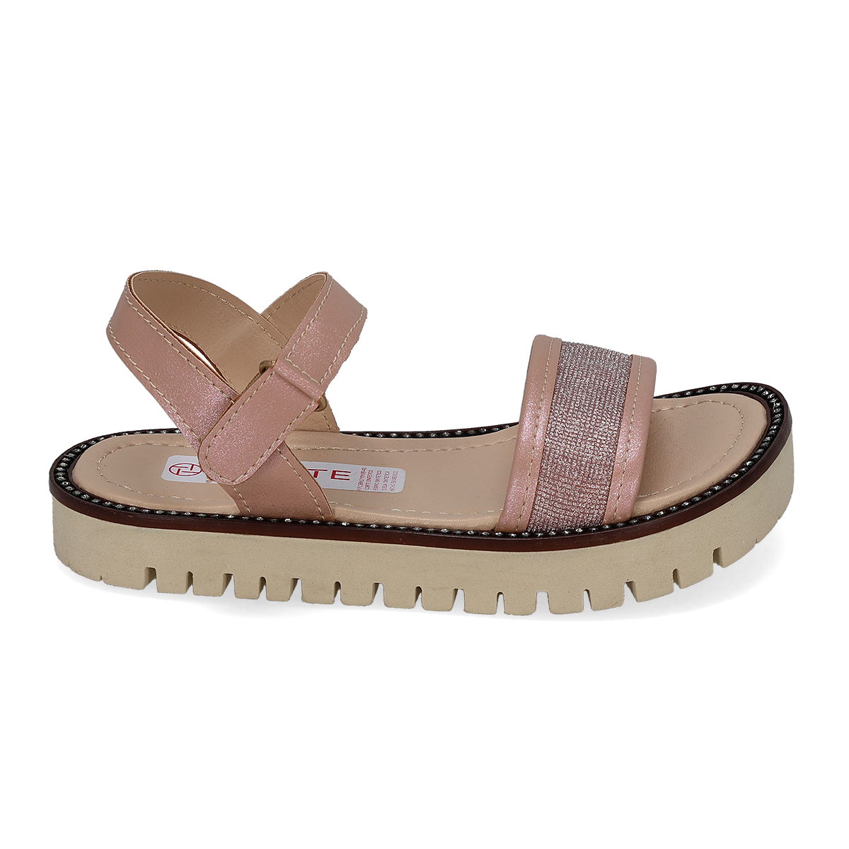 SANDALIA PISO INFANTIL LIZETTE SHOES 1402 ARIEL RUBOR