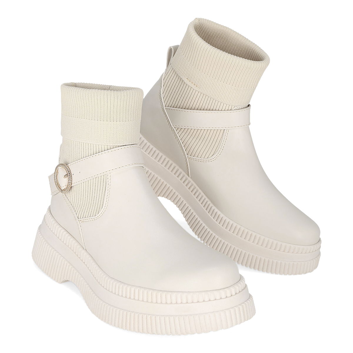 BOTA CASUAL MUJER LIZETTE SHOES 2128 LATTE -OUTLET