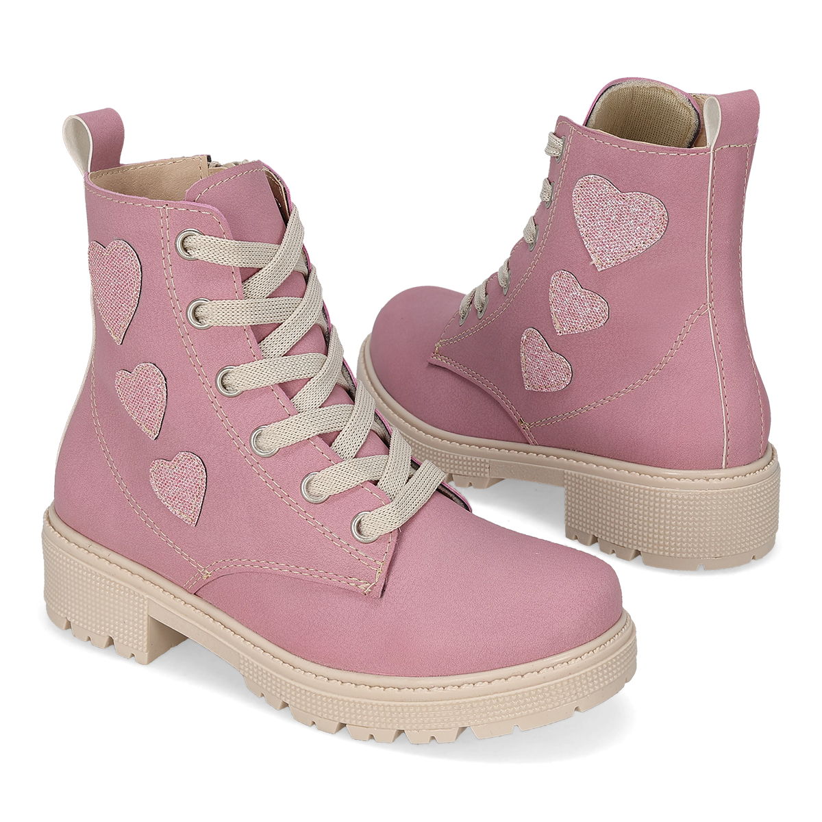 BOTA CASUAL INFANTIL LIZETTE SHOES 3500 ROSA-OFERTA