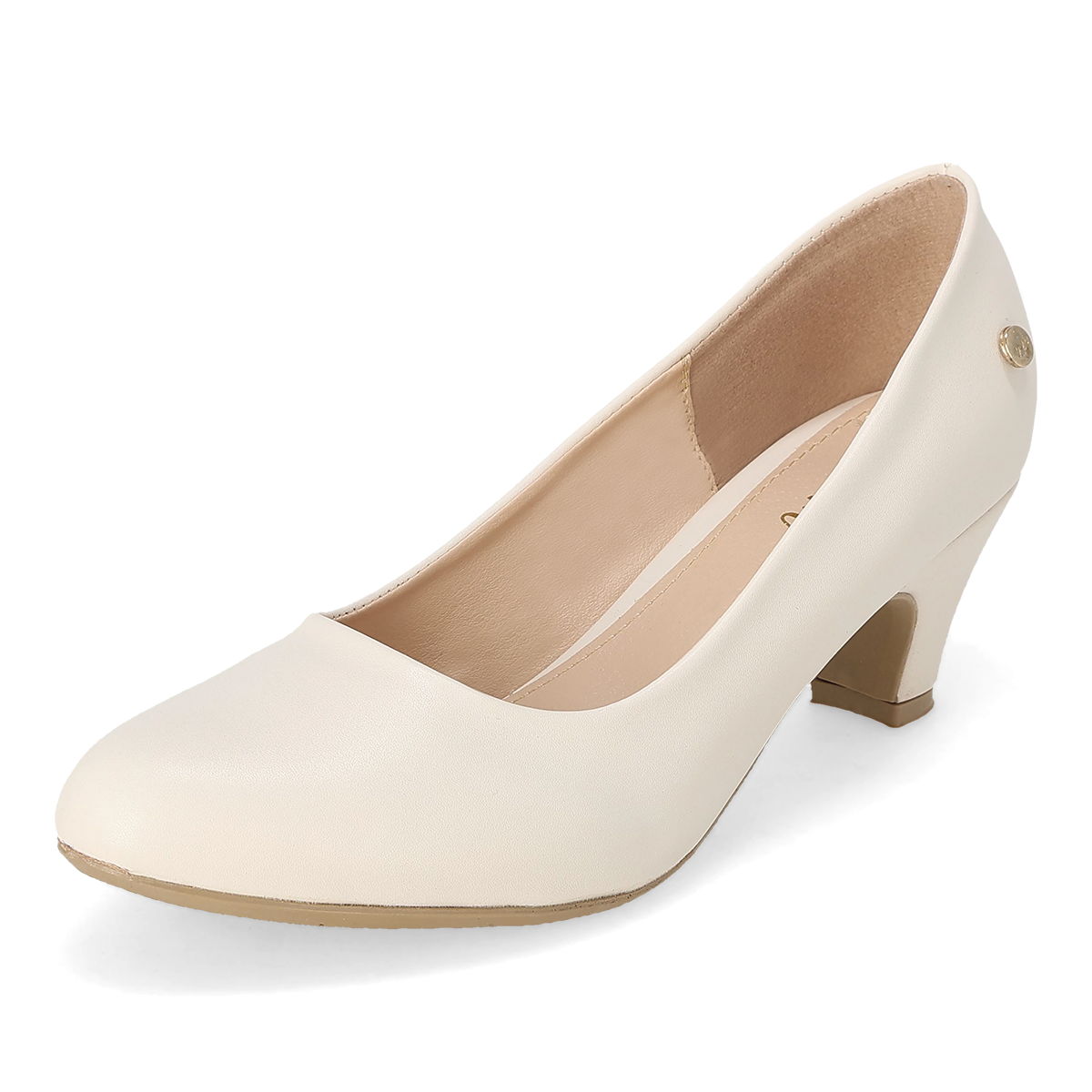 ZAPATILLA TACON BAJO MUJER MAXIM 890 LATTE