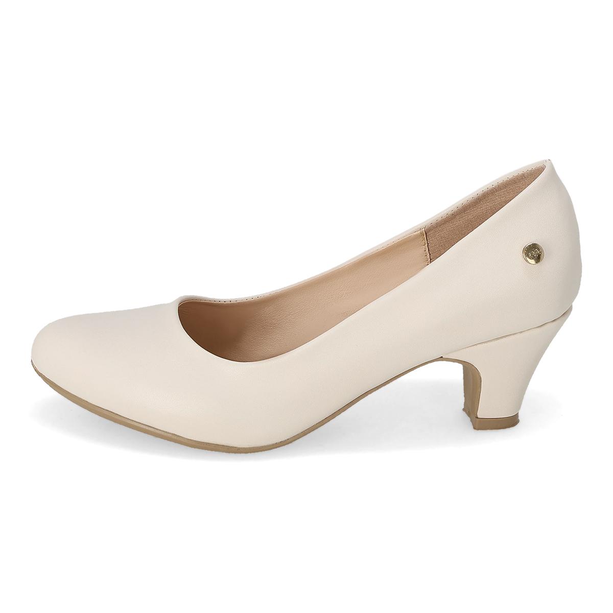 ZAPATILLA TACON BAJO MUJER MAXIM 890 LATTE