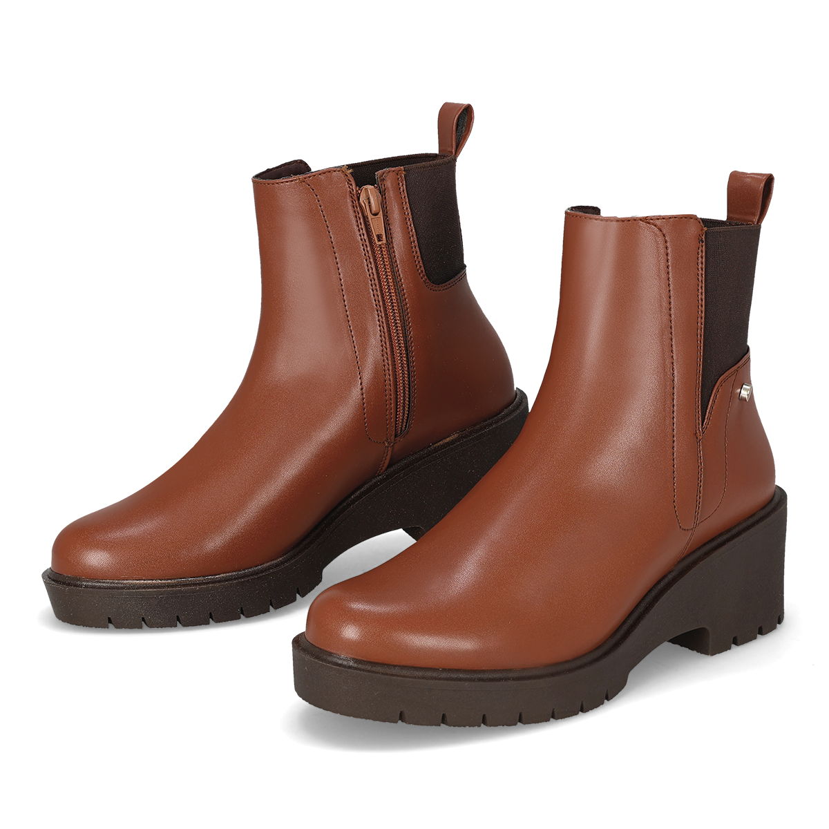 BOTA CASUAL MUJER ADIXION 1504 TAN
