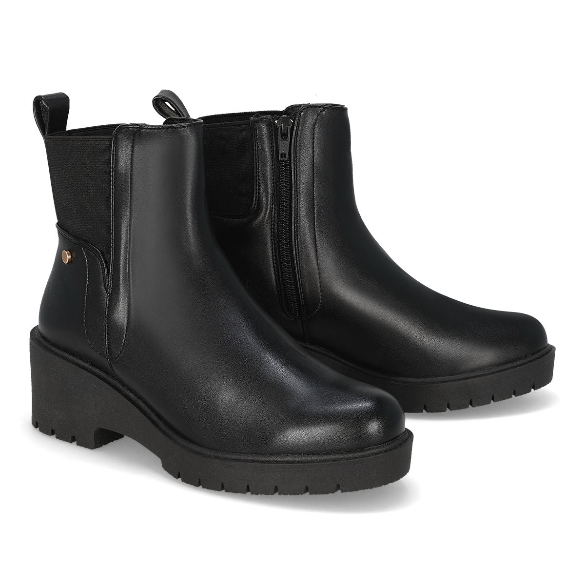 BOTA CASUAL MUJER ADIXION 1504 NEGRO