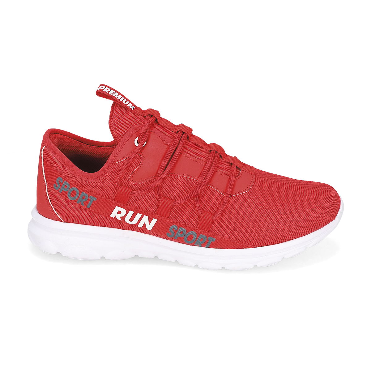 DEPORTIVO HOMBRE RUN PREMIUM 092 ROJO/BLANCO