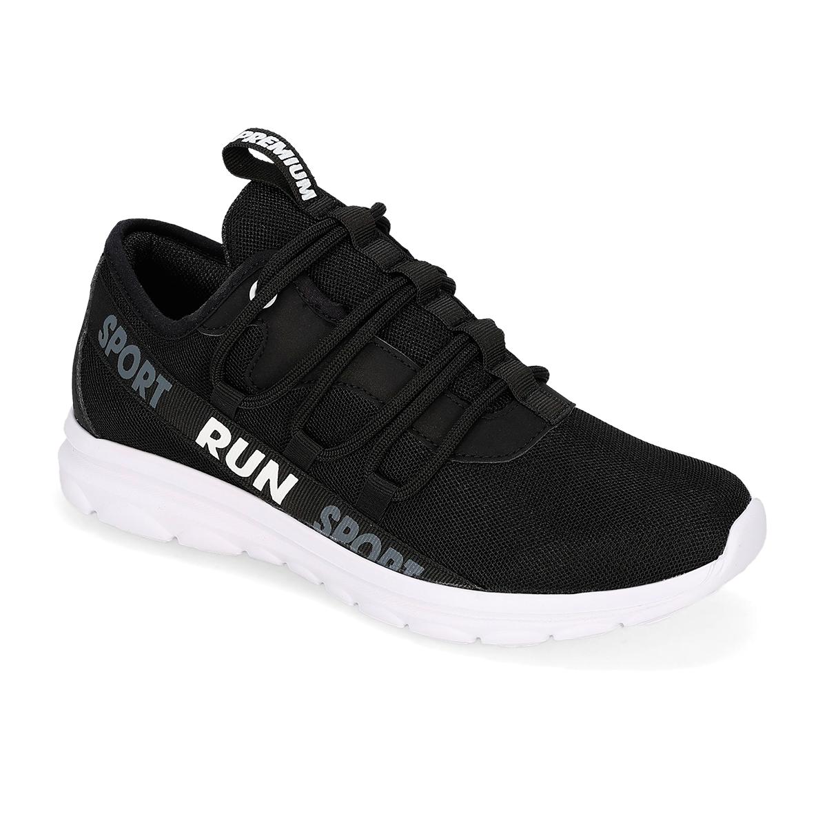 DEPORTIVO INFANTIL RUN PREMIUM 092 NEGRO/BLANCO-OFERTA