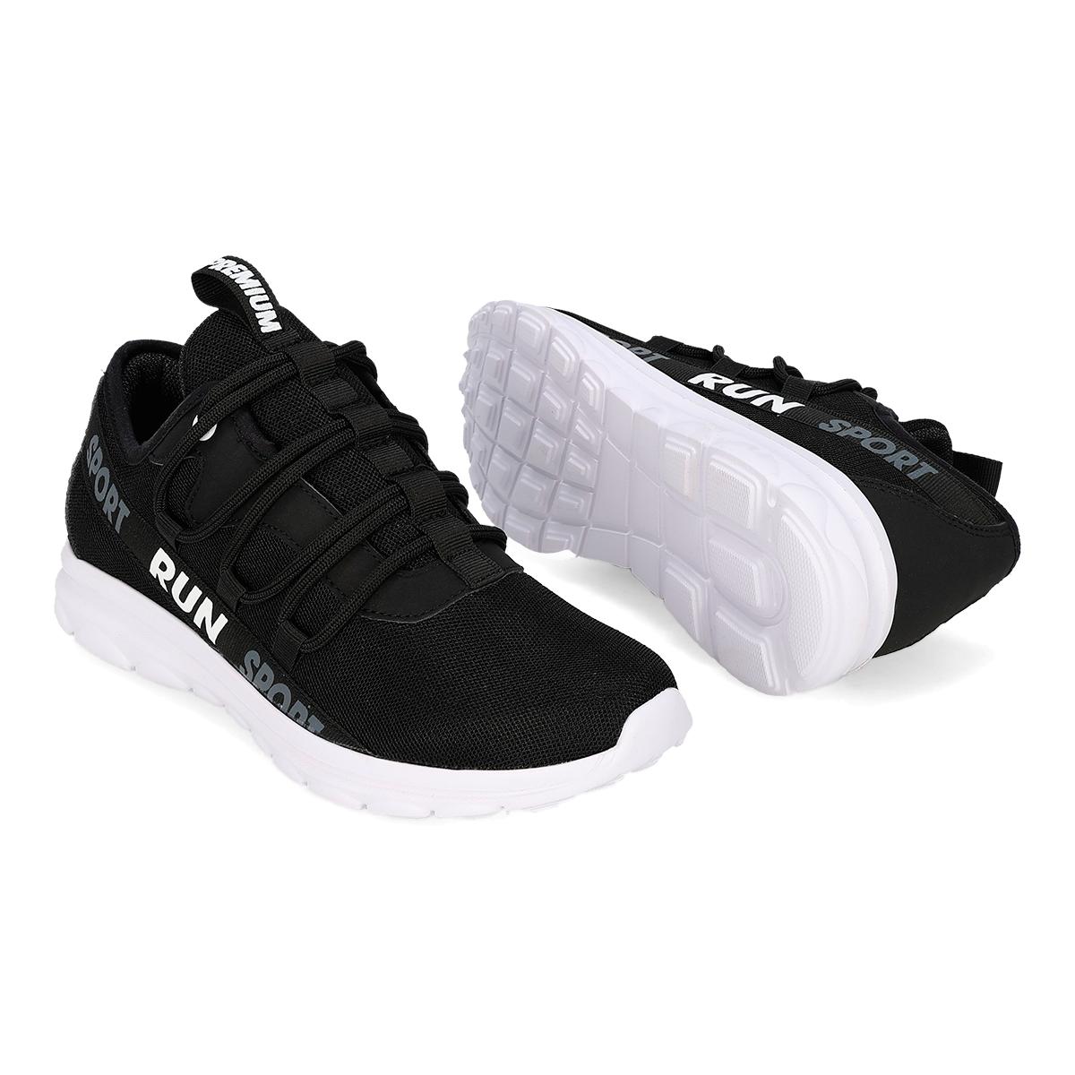 DEPORTIVO INFANTIL RUN PREMIUM 092 NEGRO/BLANCO-OFERTA