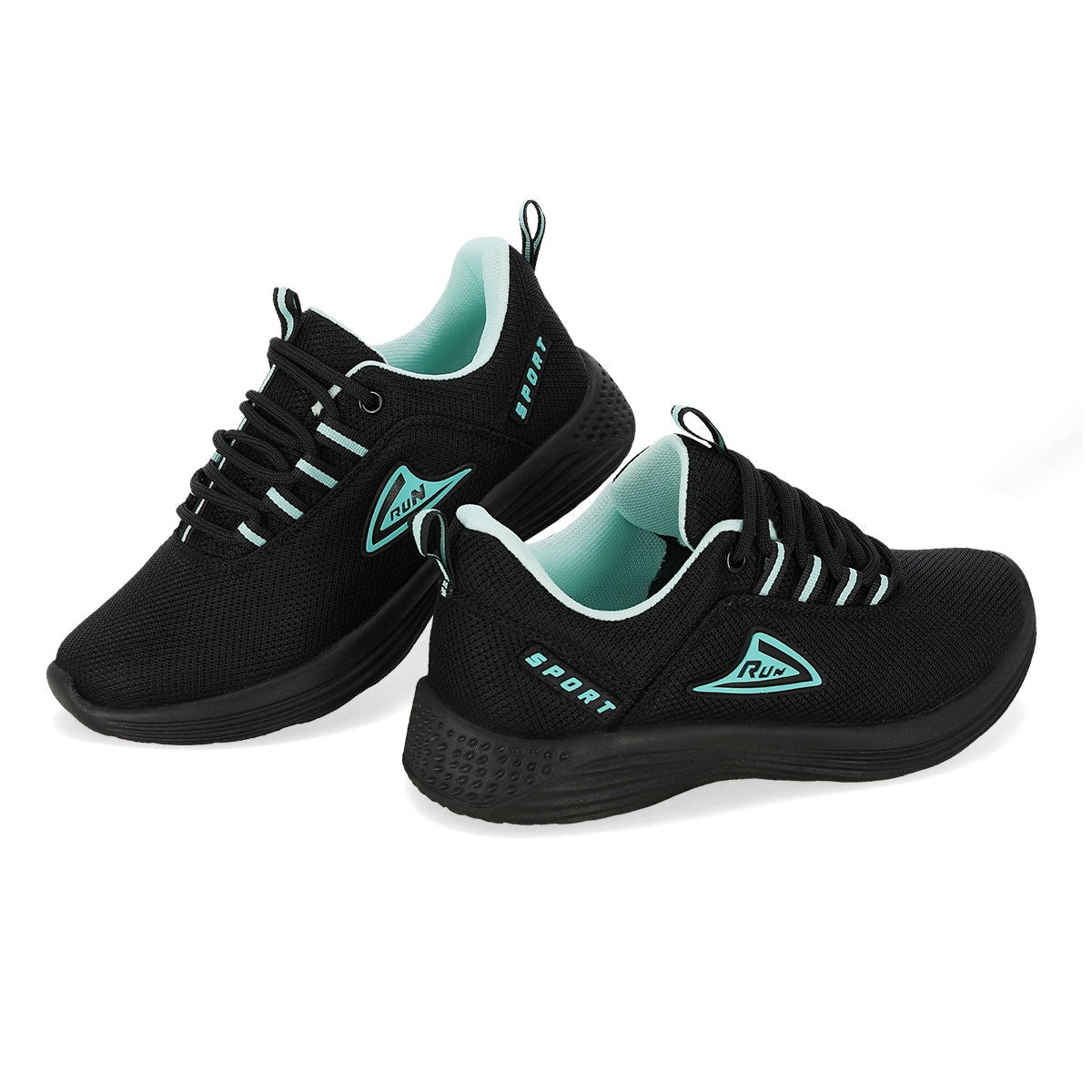 DEPORTIVO MUJER RUN PREMIUM 380 NEGRO/MENTA-OFERTA