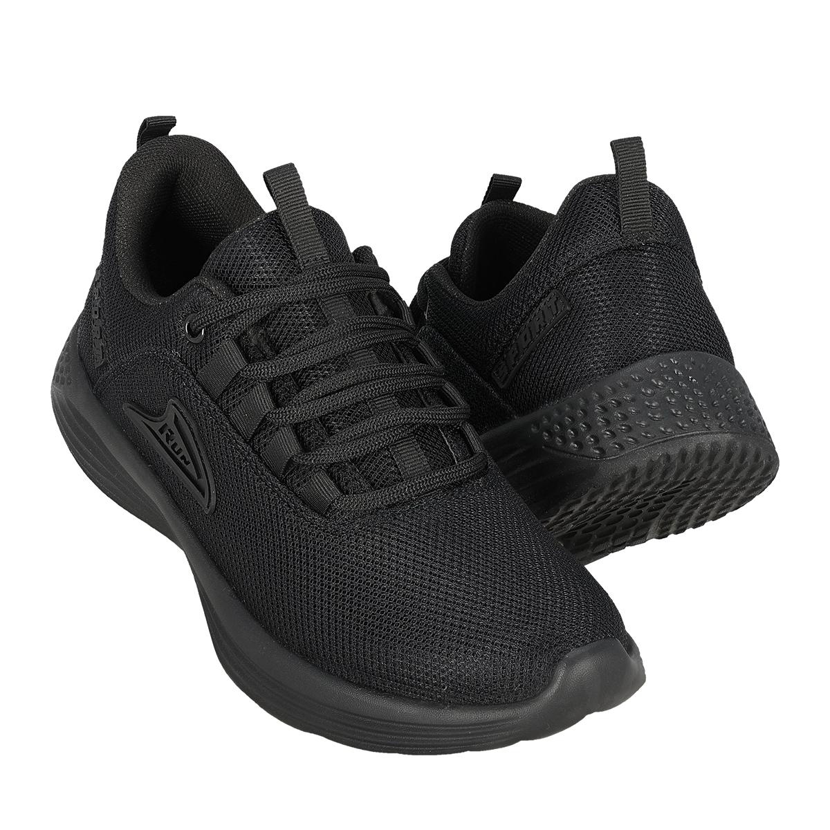 DEPORTIVO MUJER RUN PREMIUM 380 NEGRO TOTAL-OFERTA