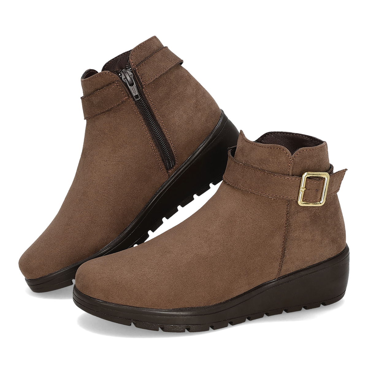 BOTÍN PISO MUJER BON WILD 5007 NUTRIA