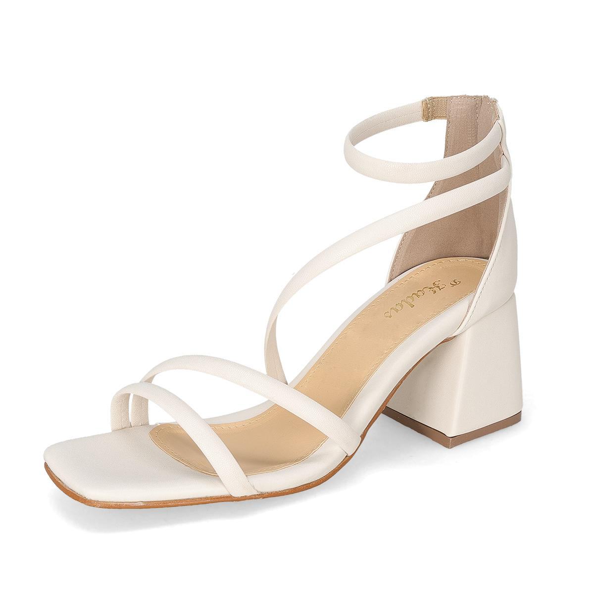 SANDALIA DE TACON MUJER D'HADAS 335 LATTE