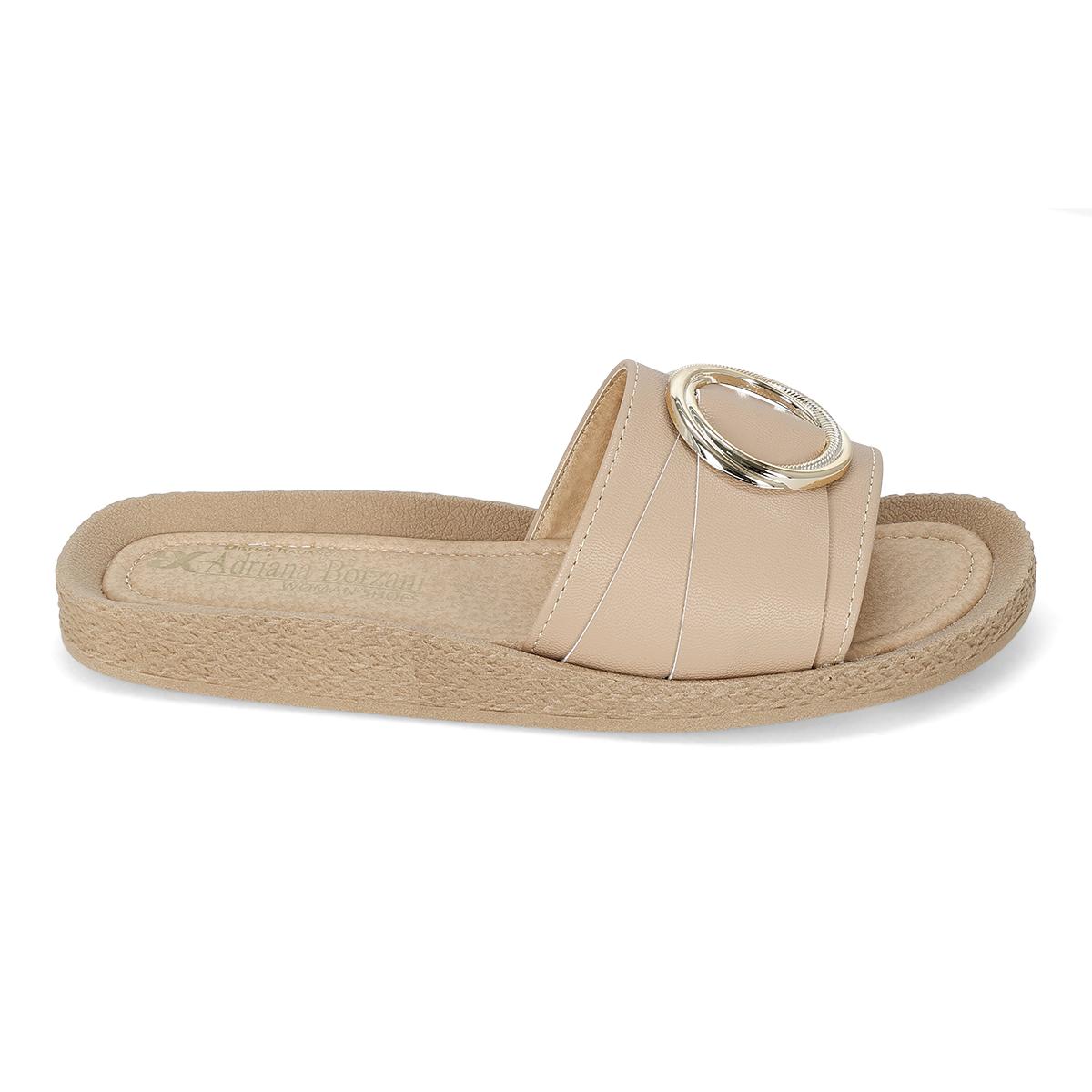 SANDALIA PISO MUJER ADRIANA BORZANI 048 MAQUILLAJE-OFERTA