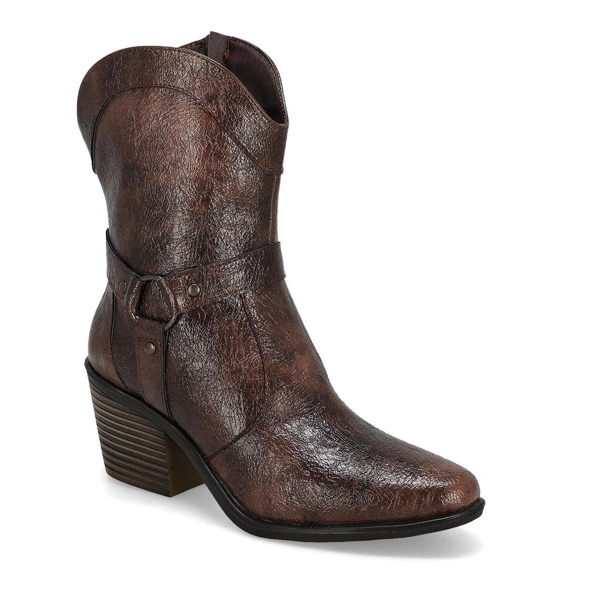 BOTIN VAQUERO MUJER ADRIANA BORZANI 098C CAFE