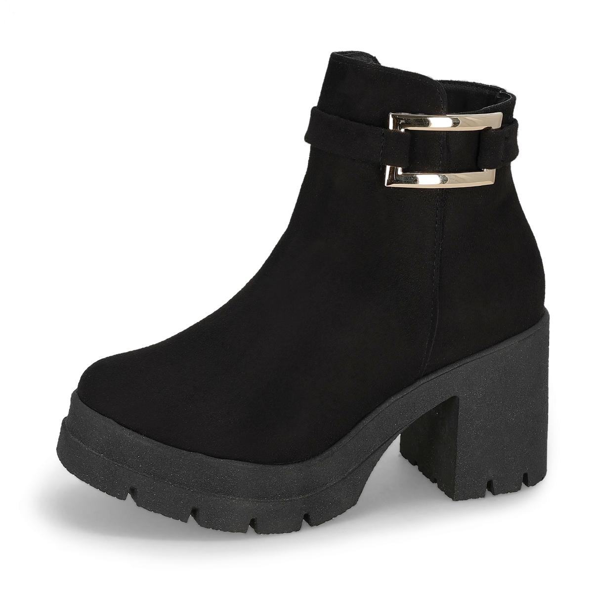 BOTA CASUAL MUJER ADRIANA BORZANI 262B NEGRO