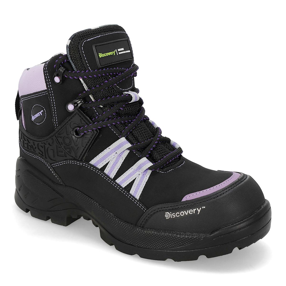 BOTA HIKING MUJER DISCOVERY 2503 NEGRO-OFERTA