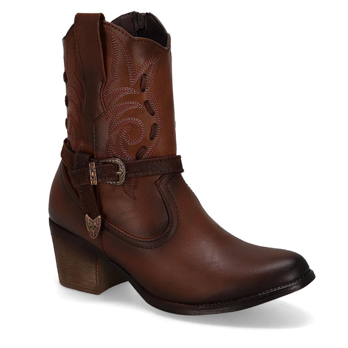 BOTIN VAQUERO MUJER MAQUECH 868 CAMEL