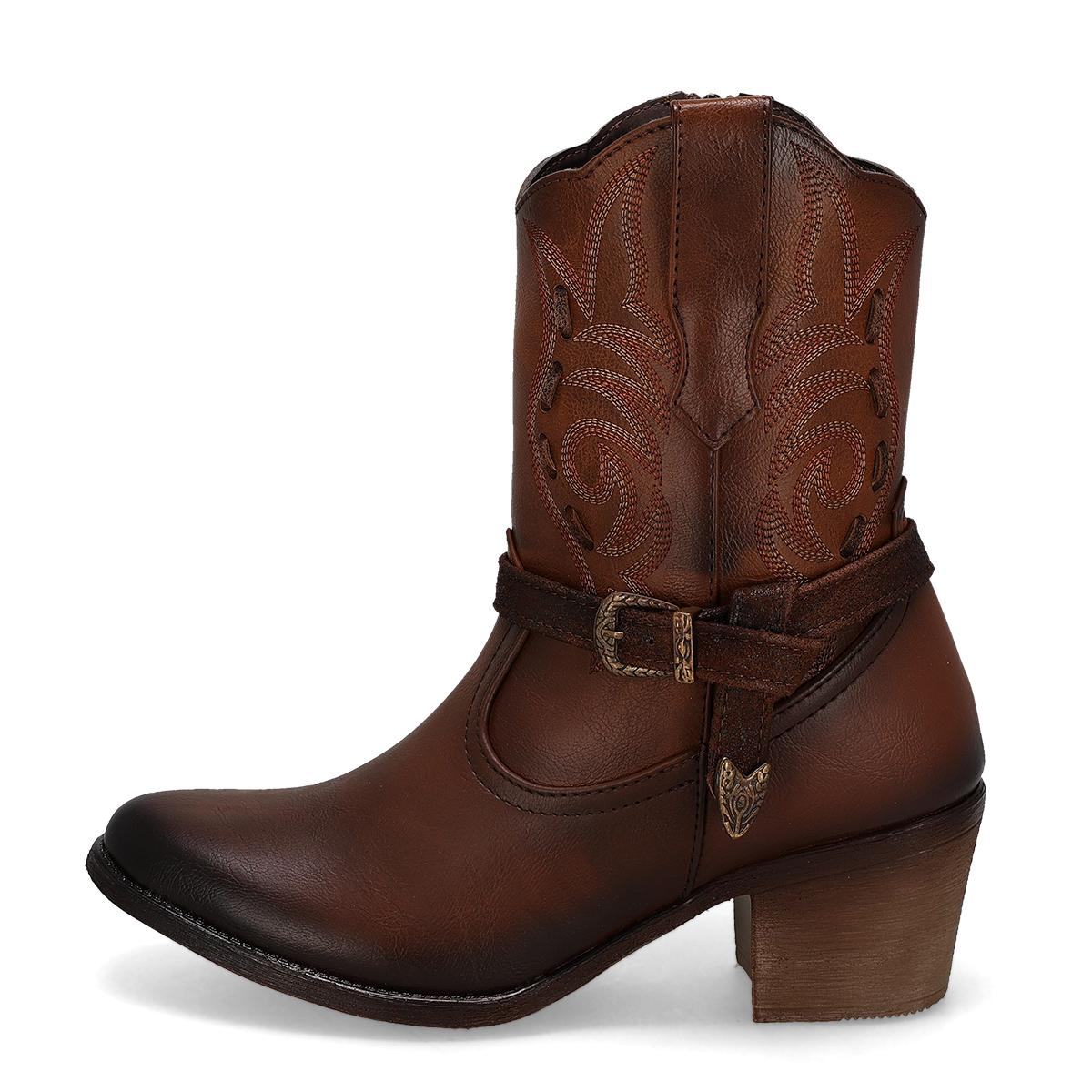 BOTIN VAQUERO MUJER MAQUECH 868 CAMEL