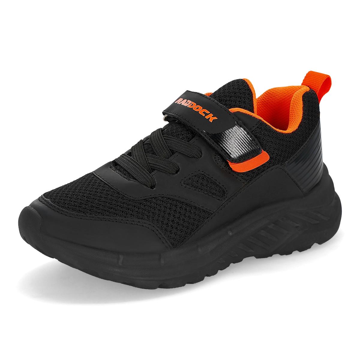 DEPORTIVO INFANTIL RADDOCK 1056 NEGRO NARANJA-OFERTA