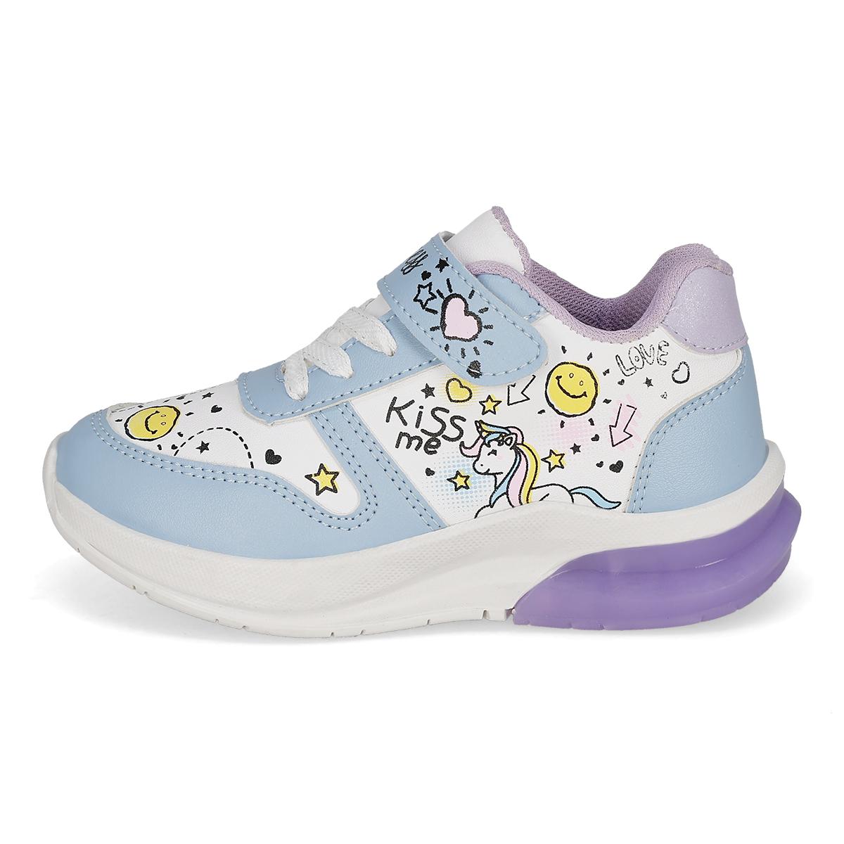LUCES LED INFANTIL SUNS 811 BLANCO CIELO LILA
