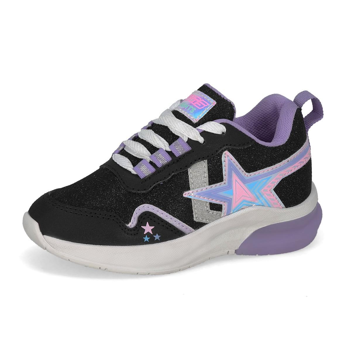 LUCES LED INFANTIL SUNS 923 NEGRO LILA