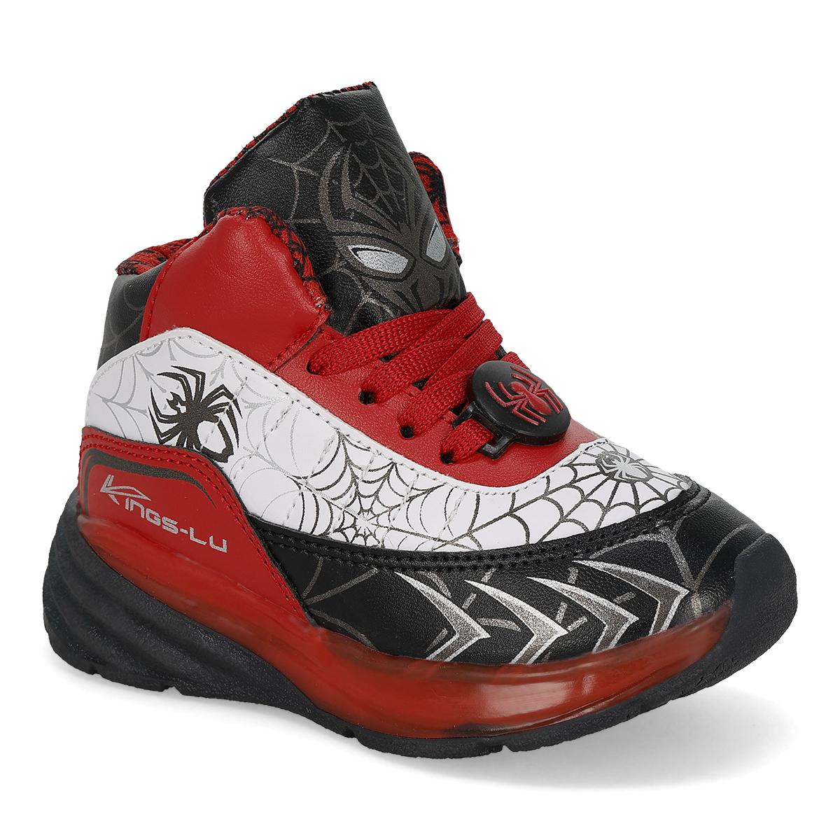 LUCES LED INFANTIL KINGS-LU 1744F BLANCO NEGRO ROJO