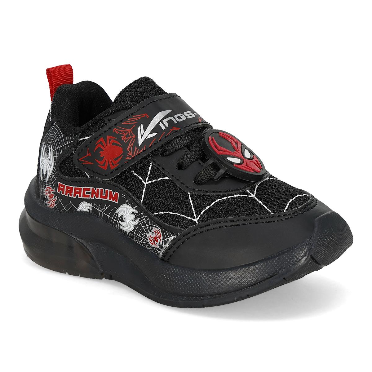 LUCES LED INFANTIL KINGS-LU 1704F NEGRO ROJO