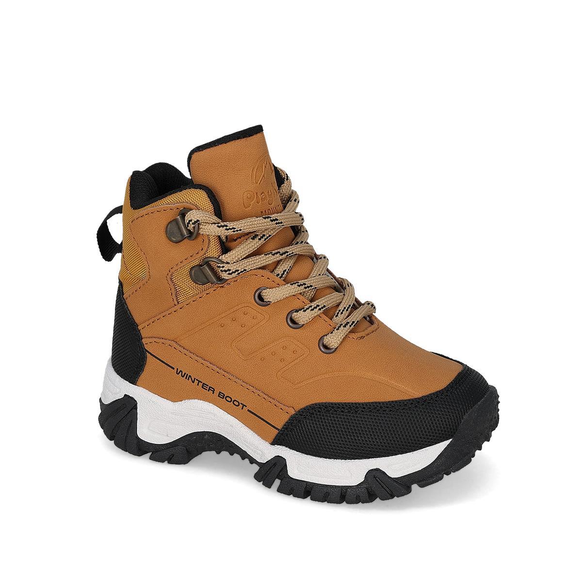 BOTA HIKING INFANTIL PLAYKIDS ASTRO MIEL NEGRO