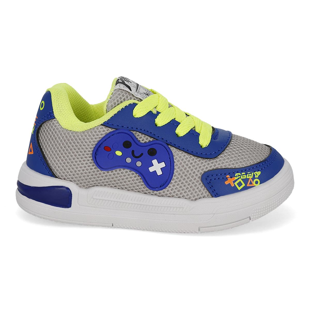 URBANO INFANTIL PIYINS 940 GRIS LIMON REY