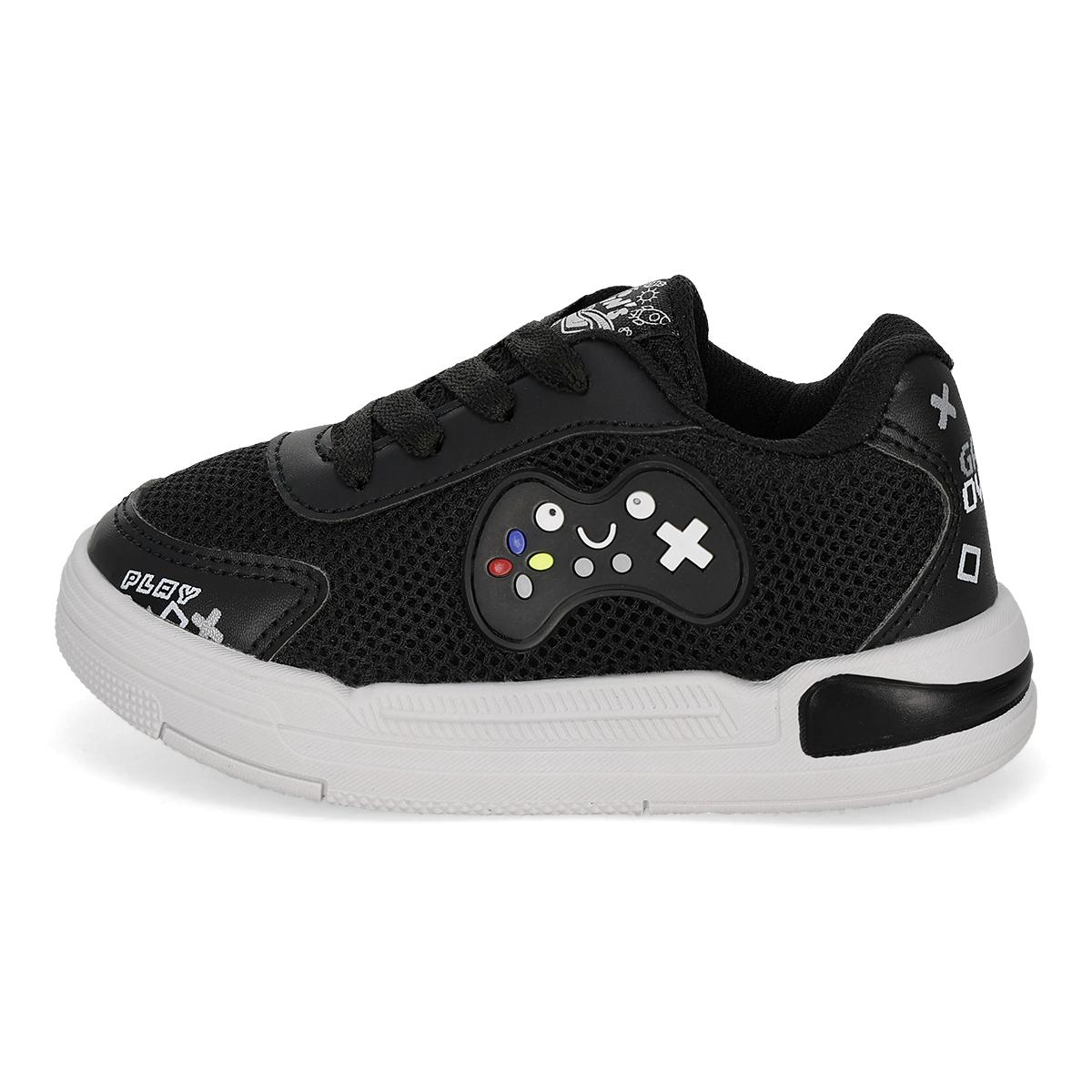 URBANO INFANTIL PIYINS 940 NEGRO BLANCO-OFERTA
