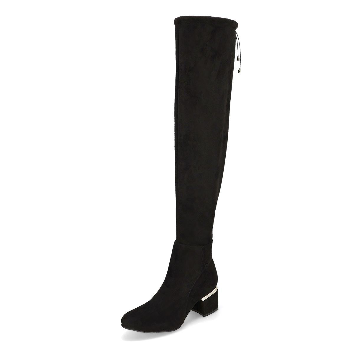 BOTA LARGA PISO MUJER VANNY'S 1307 NEGRO
