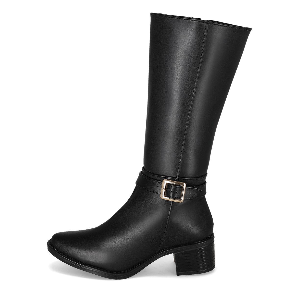 BOTA LARGA TACON MUJER VANNY'S 1412 NEGRO