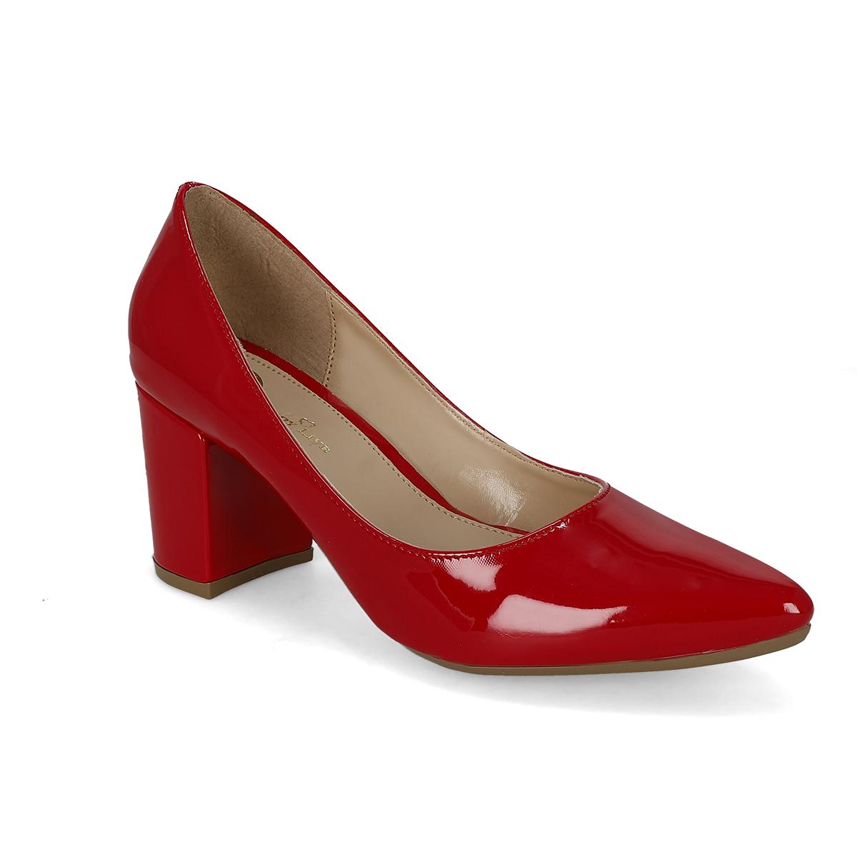 ZAPATILLA TACON BAJO MUJER KANDY LIVE 700 ROJO