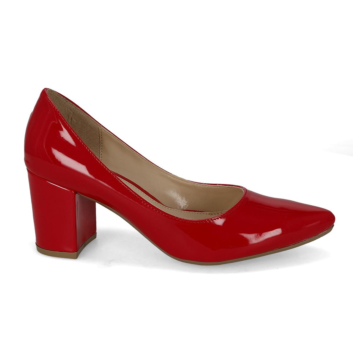 ZAPATILLA TACON BAJO MUJER KANDY LIVE 700 ROJO