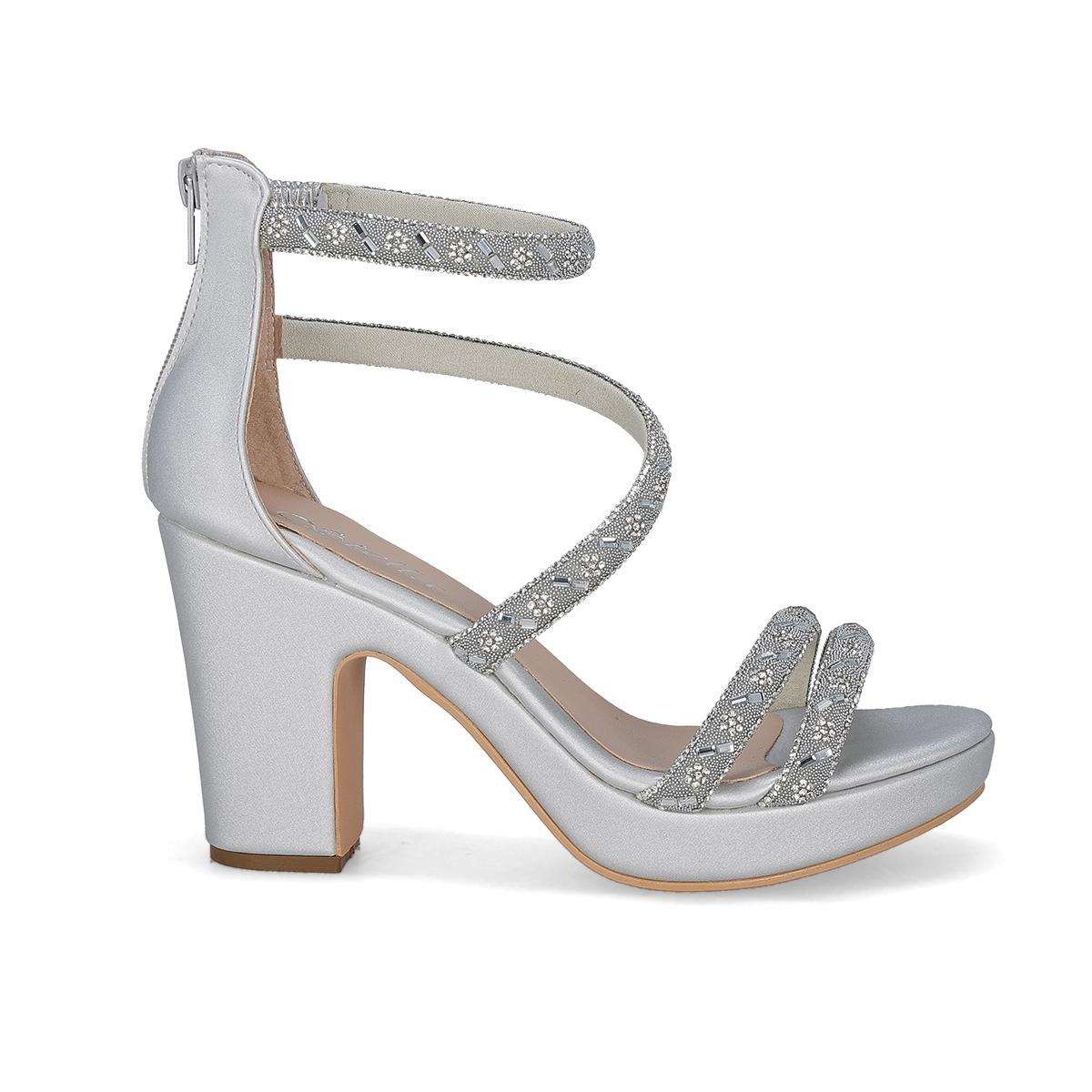 ZAPATILLA DE FIESTA MUJER STELLA 33-4207 PLATA