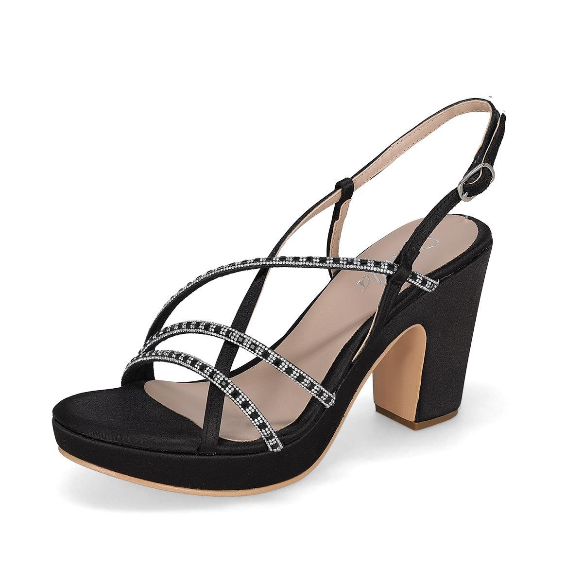 ZAPATILLA DE FIESTA MUJER STELLA 33-4377 NEGRO