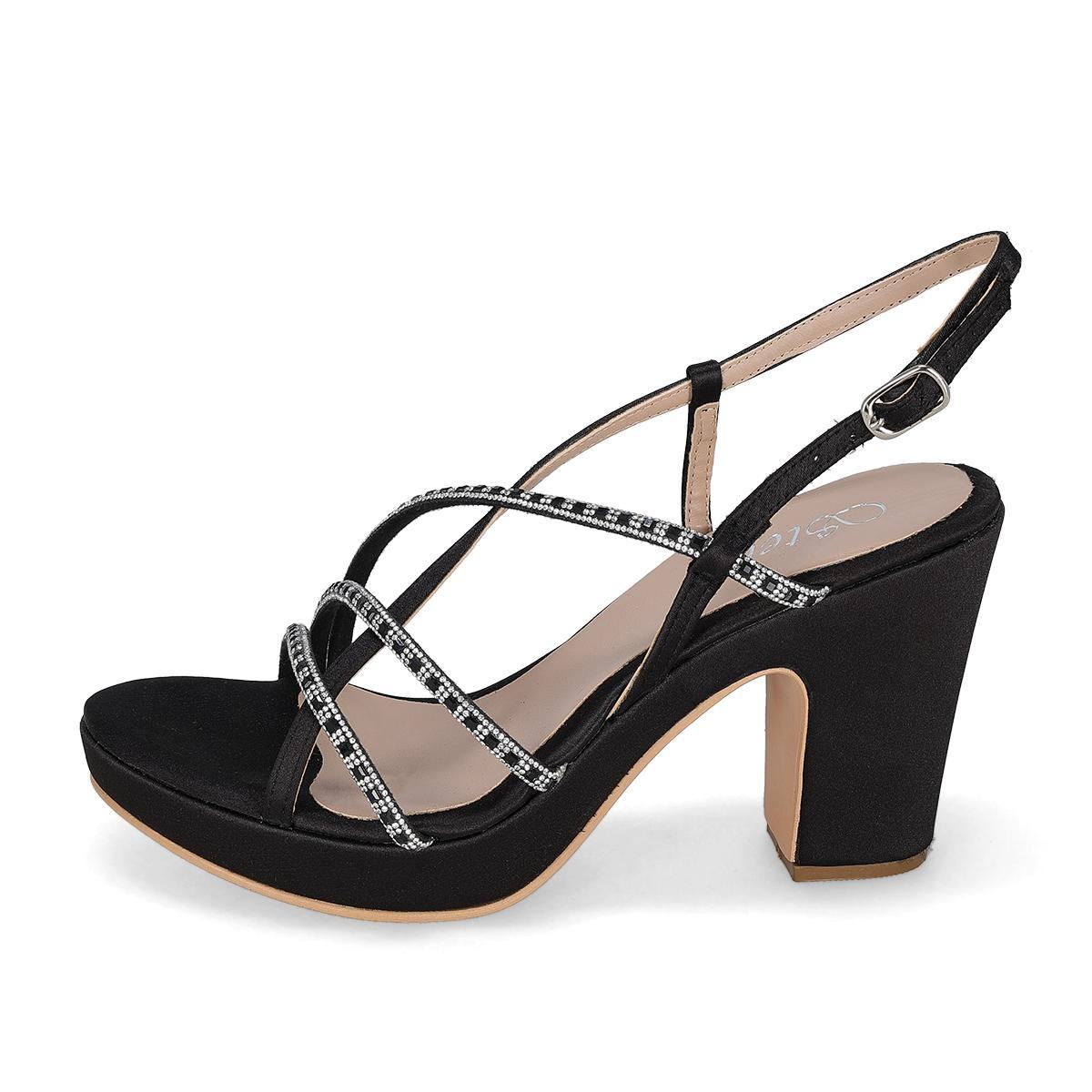 ZAPATILLA DE FIESTA MUJER STELLA 33-4377 NEGRO