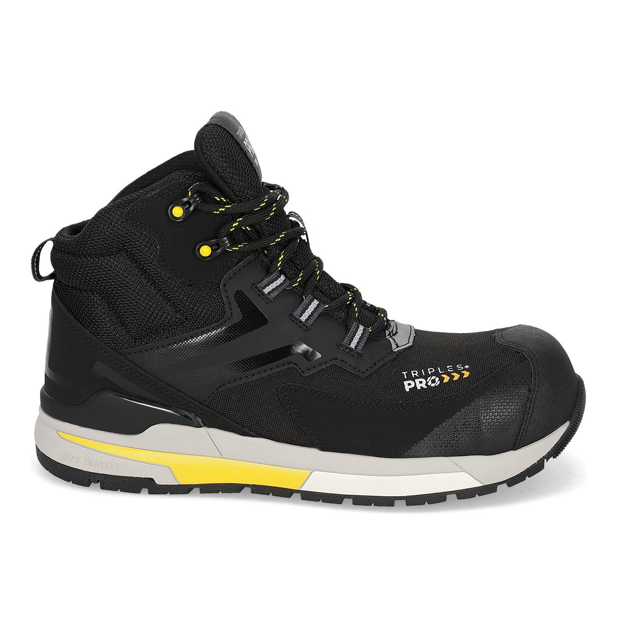 BOTA CASCO DIELECTRICO HOMBRE TRIPLES 521 NEGRO/AMARILLO
