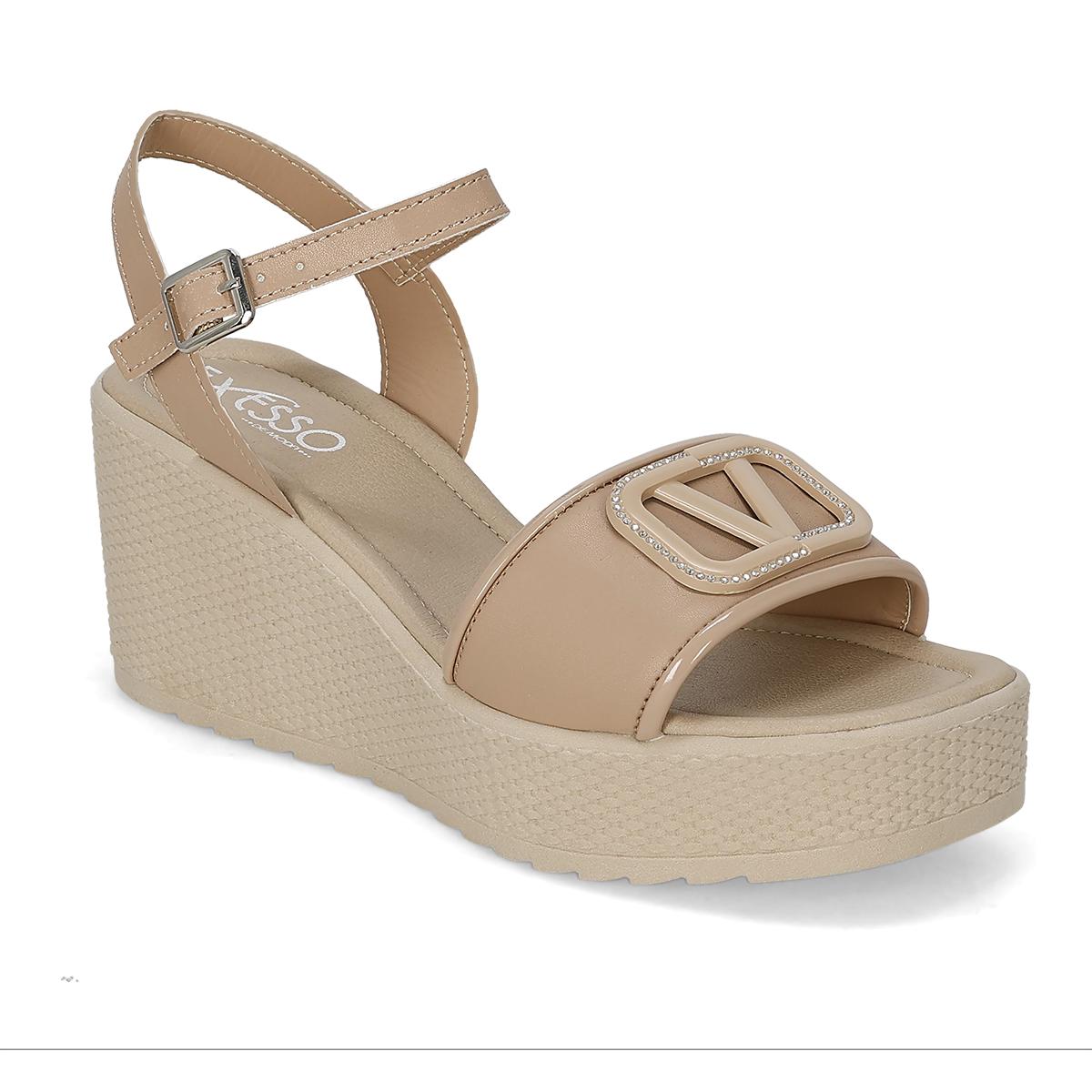 SANDALIA PLATAFORMA MUJER EXESSO 1230 MAQUILLAJE -OFERTA