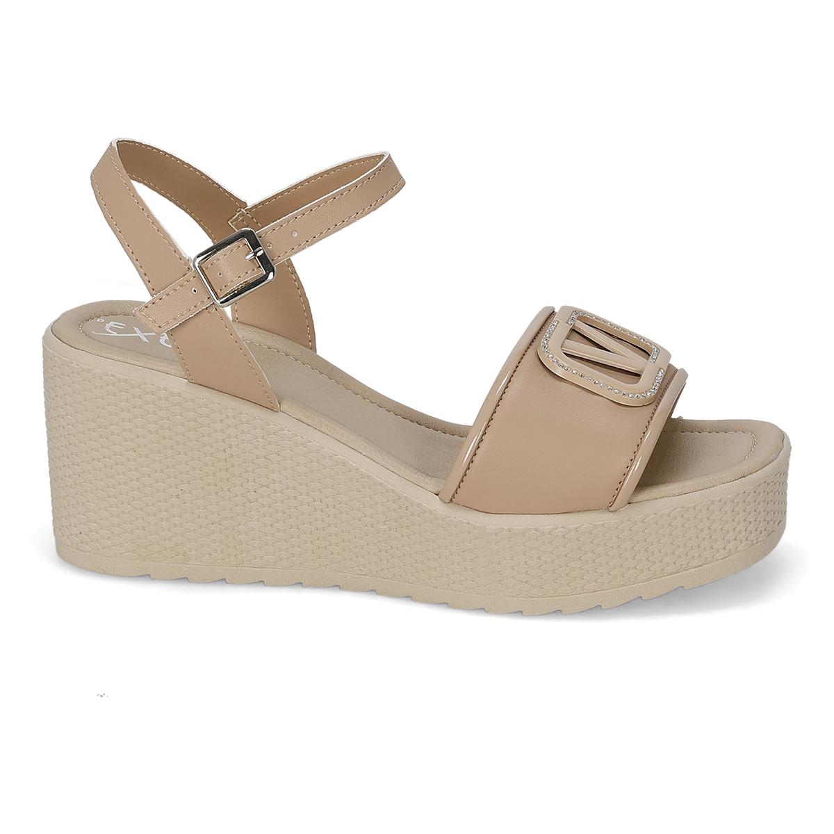 SANDALIA PLATAFORMA MUJER EXESSO 1230 MAQUILLAJE -OFERTA