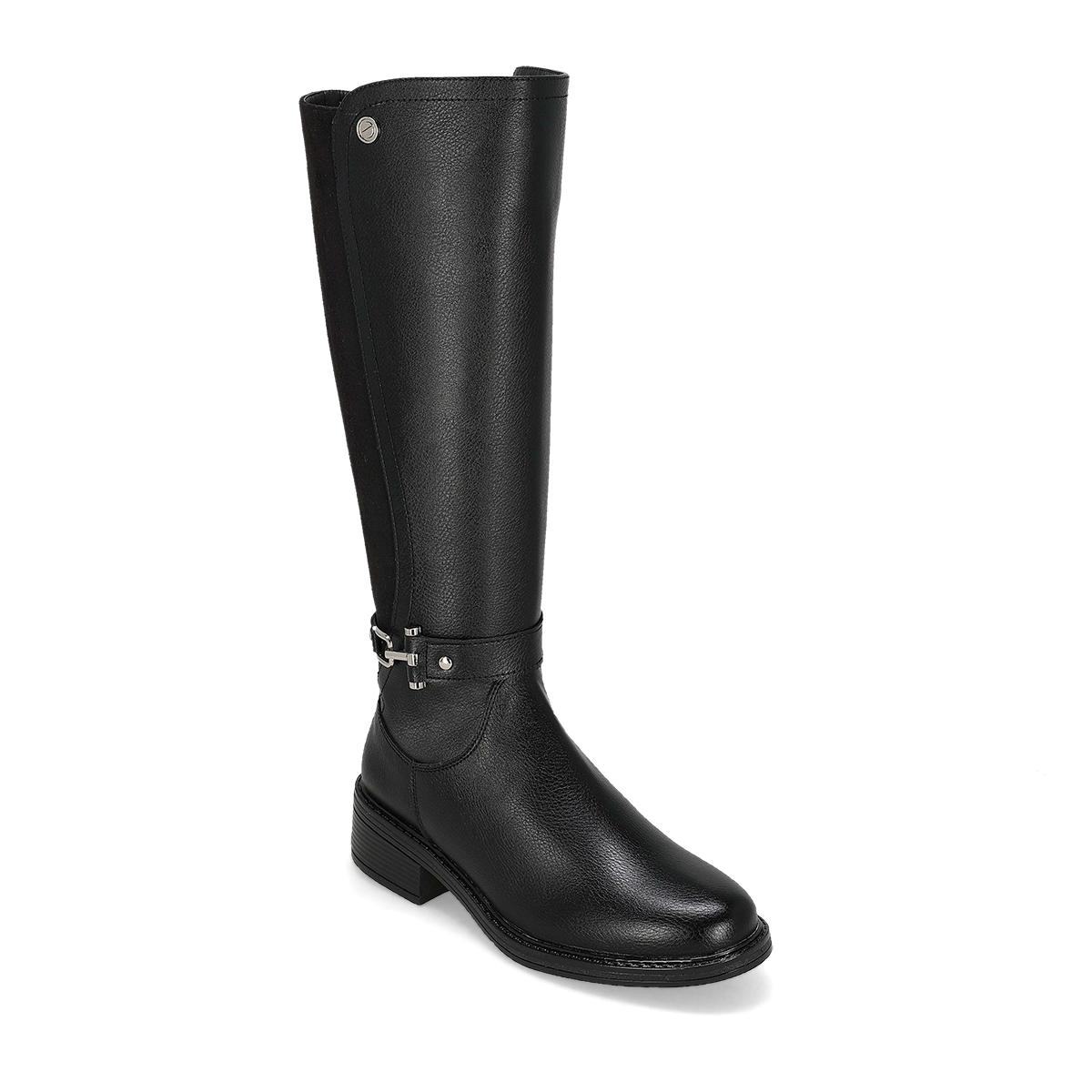 BOTA LARGA TACON MUJER EXESSO 6088 NEGRO