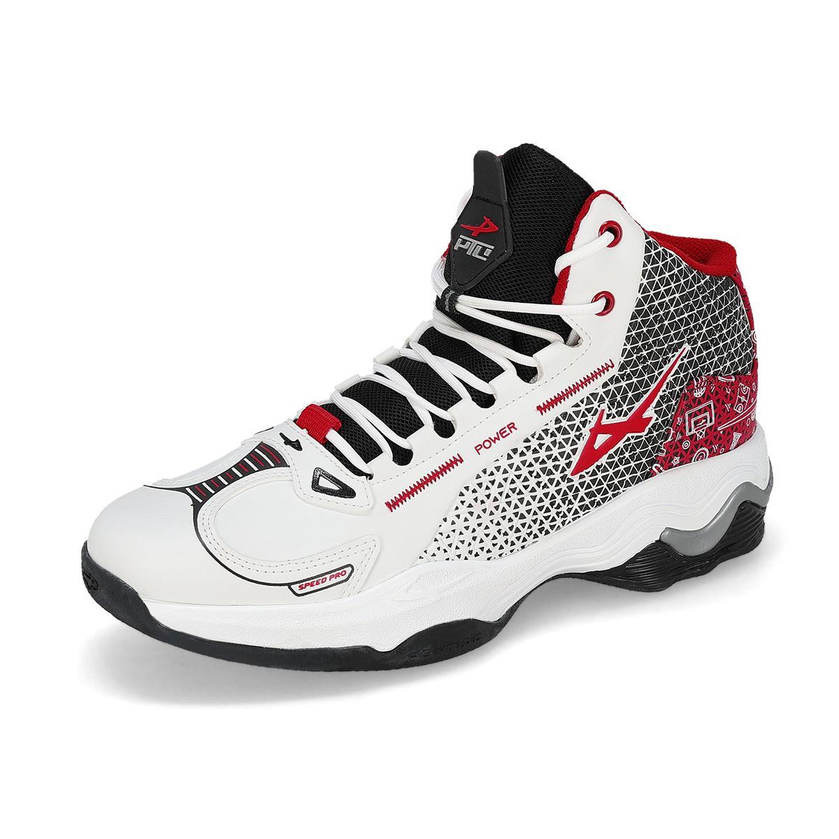 BASQUETBALL HOMBRE PONTIAC 6155 BLANCO NEGRO ROJO