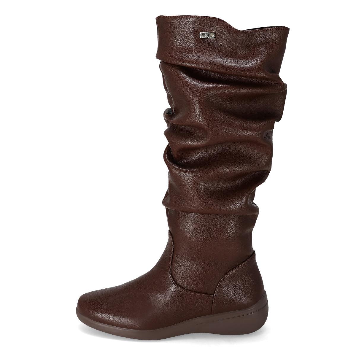 BOTA LARGA PISO MUJER ETNIA 9507 MOKA