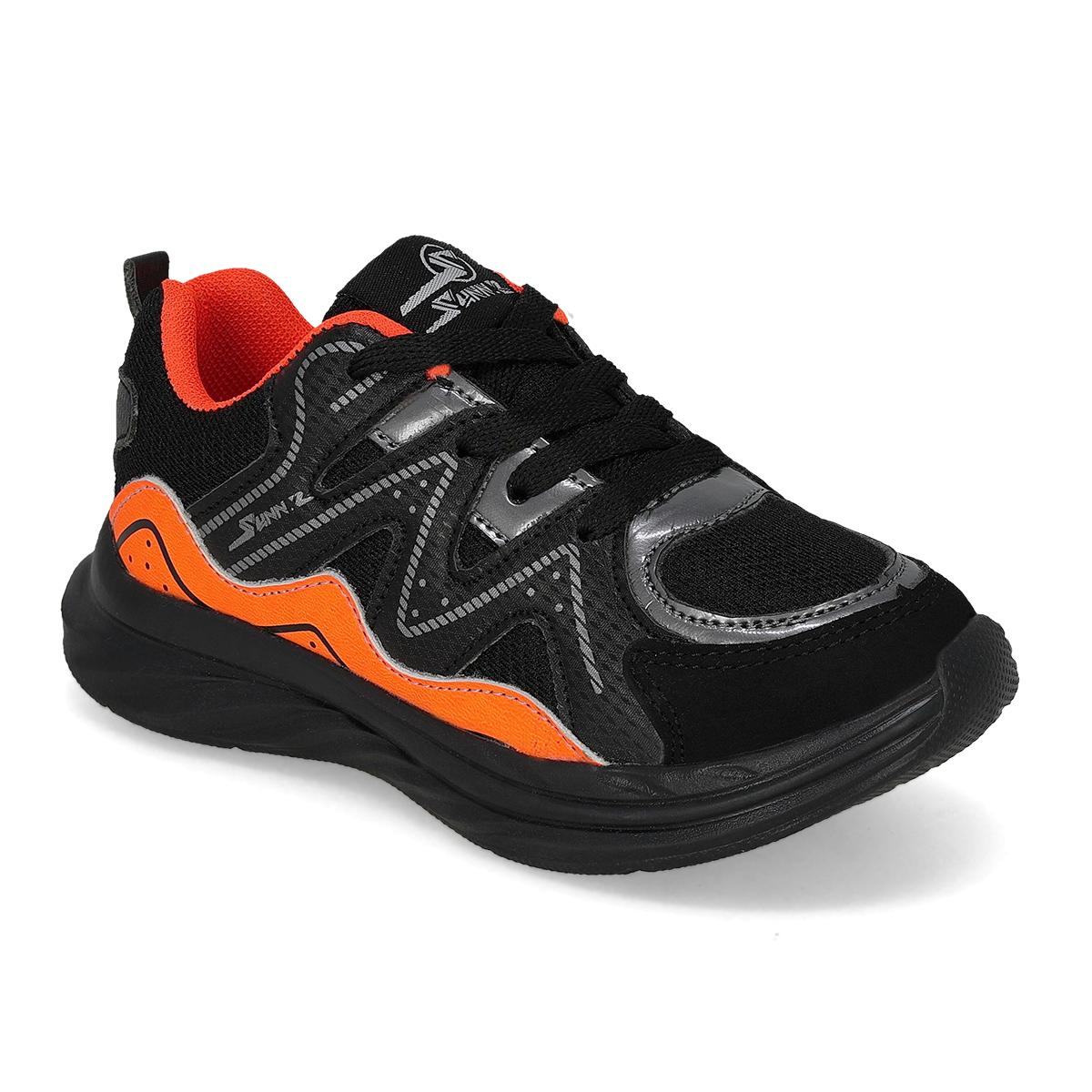 DEPORTIVO INFANTIL SUNNZ 7030 NEGRO NARANJA NEON
