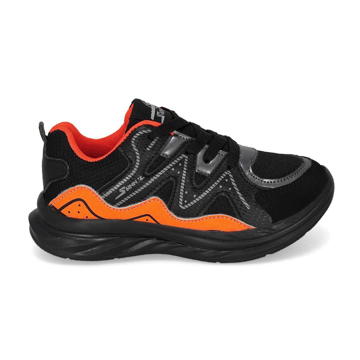 DEPORTIVO INFANTIL SUNNZ 7030 NEGRO NARANJA NEON