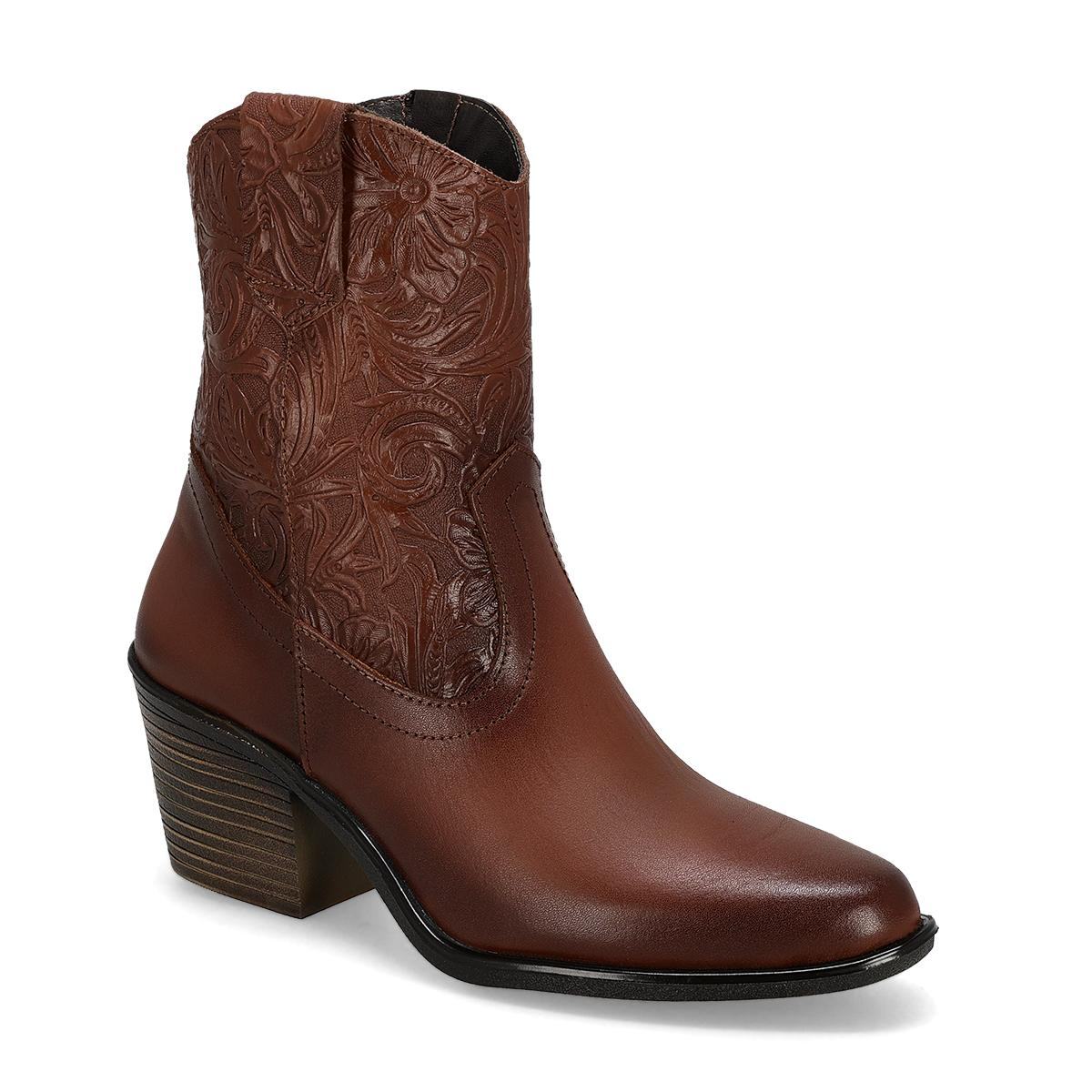 BOTIN VAQUERO MUJER MANHATTAN SHOES 706 MIEL