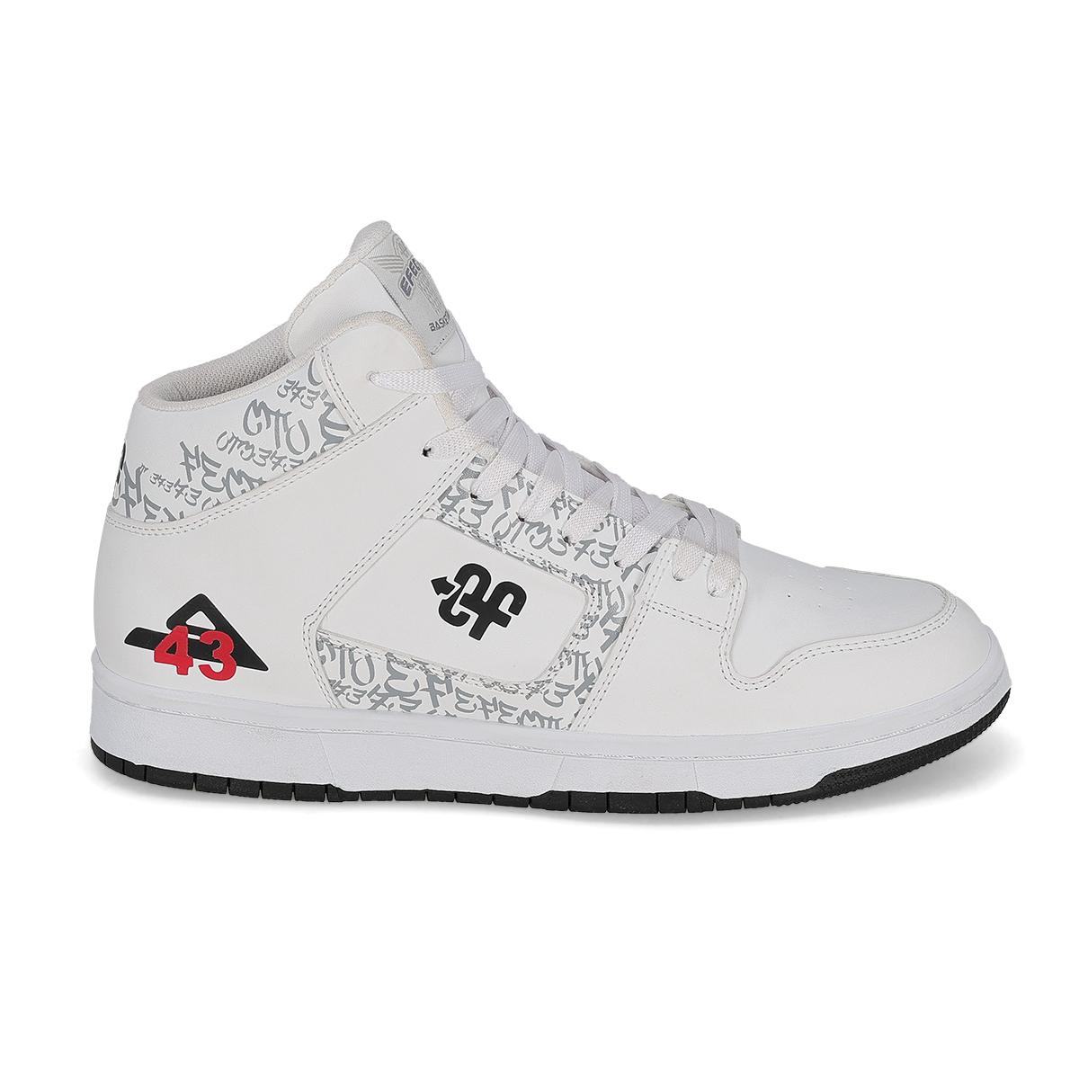 BASQUETBALL HOMBRE EFECTO 75 BLANCO