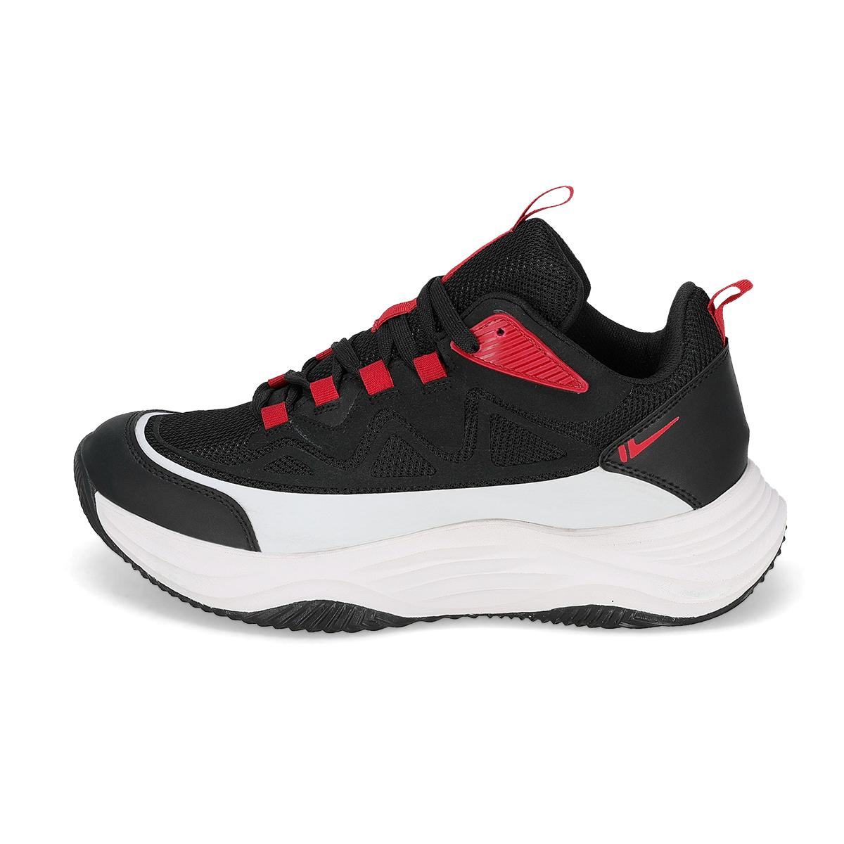 DEPORTIVO HOMBRE EFECTO 606 NEGRO BLANCO ROJO