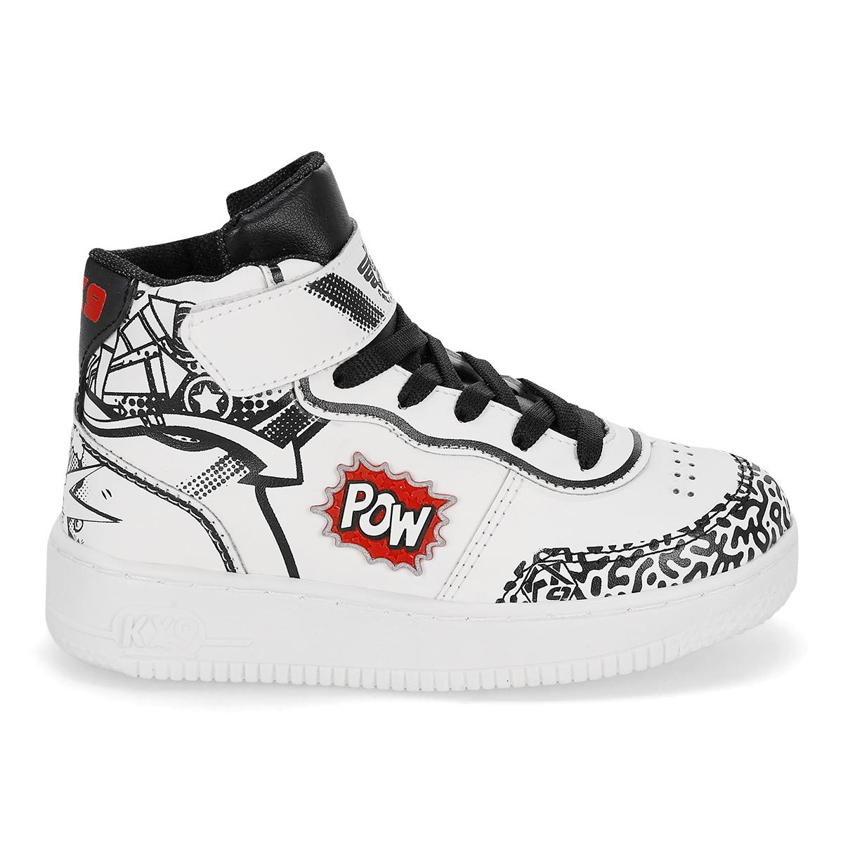 URBANO INFANTIL KX9 515 BLANCO NEGRO