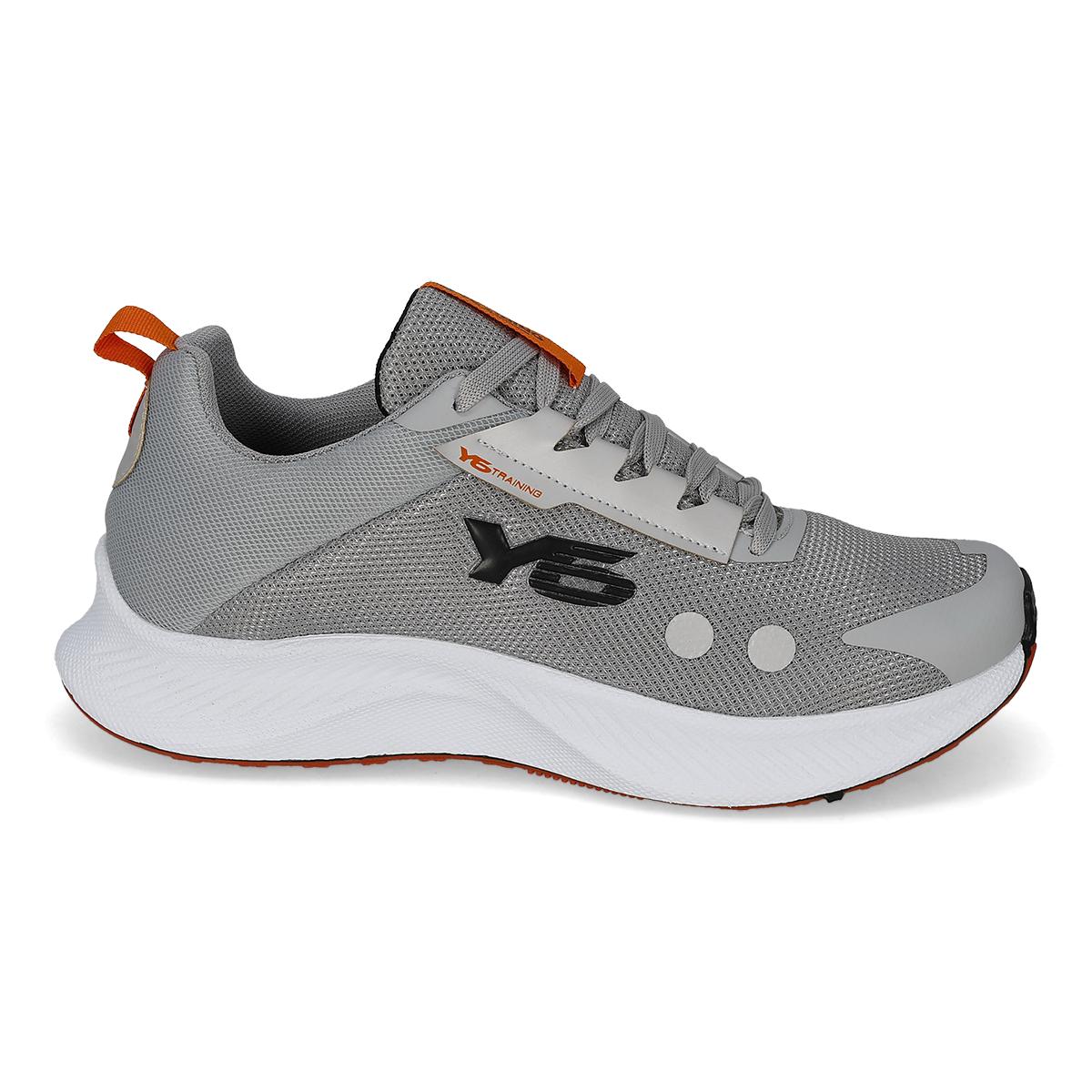 DEPORTIVO HOMBRE Y-6 895 PLATA NARANJA