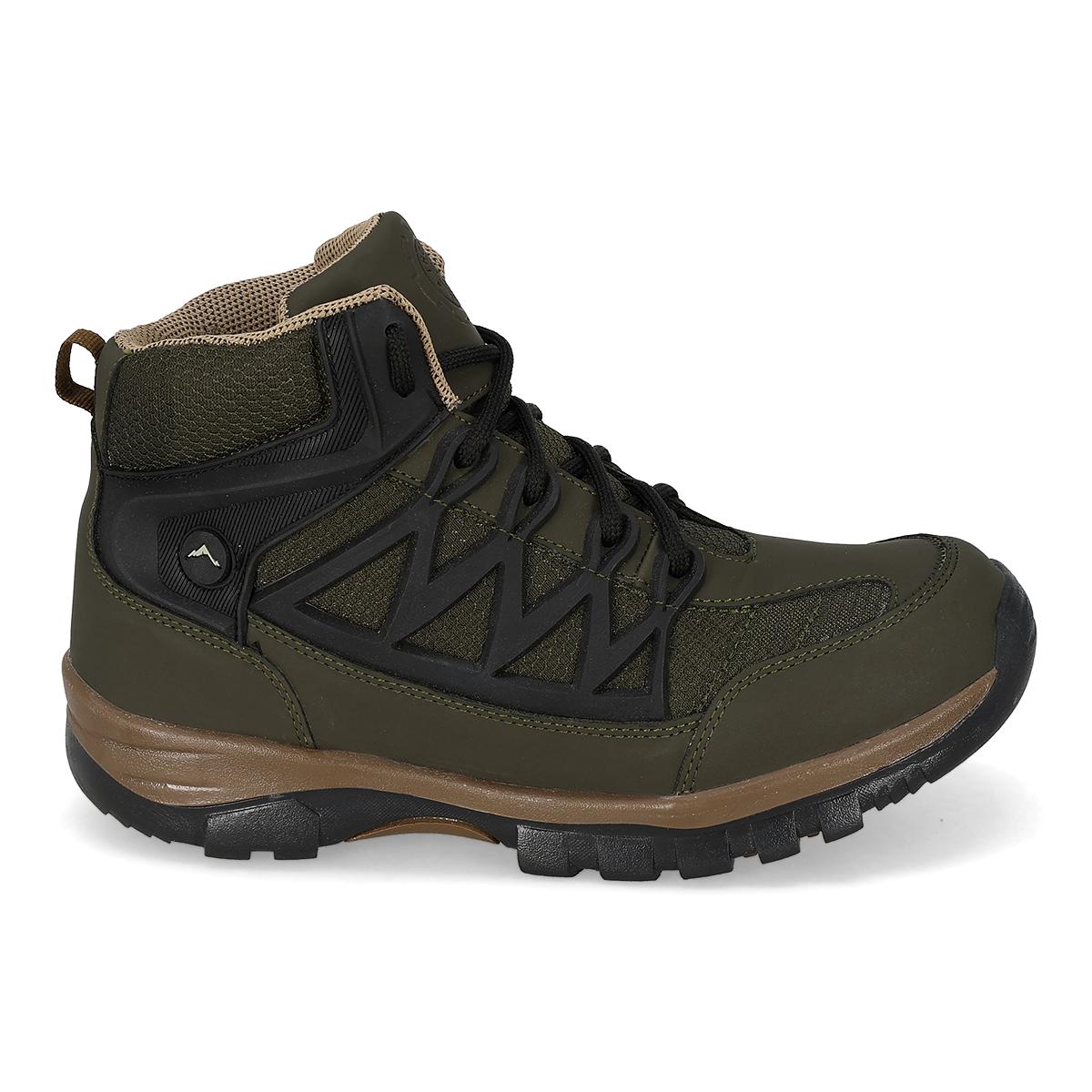 BOTA HIKING HOMBRE THORQUE & VIGORE TV05 VERDE OLIVO